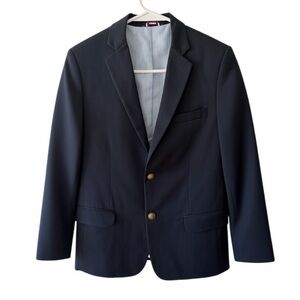 Tommy Hilfiger Navy Blazer Gold Buttons Size 14 Classic Preppy Jacket